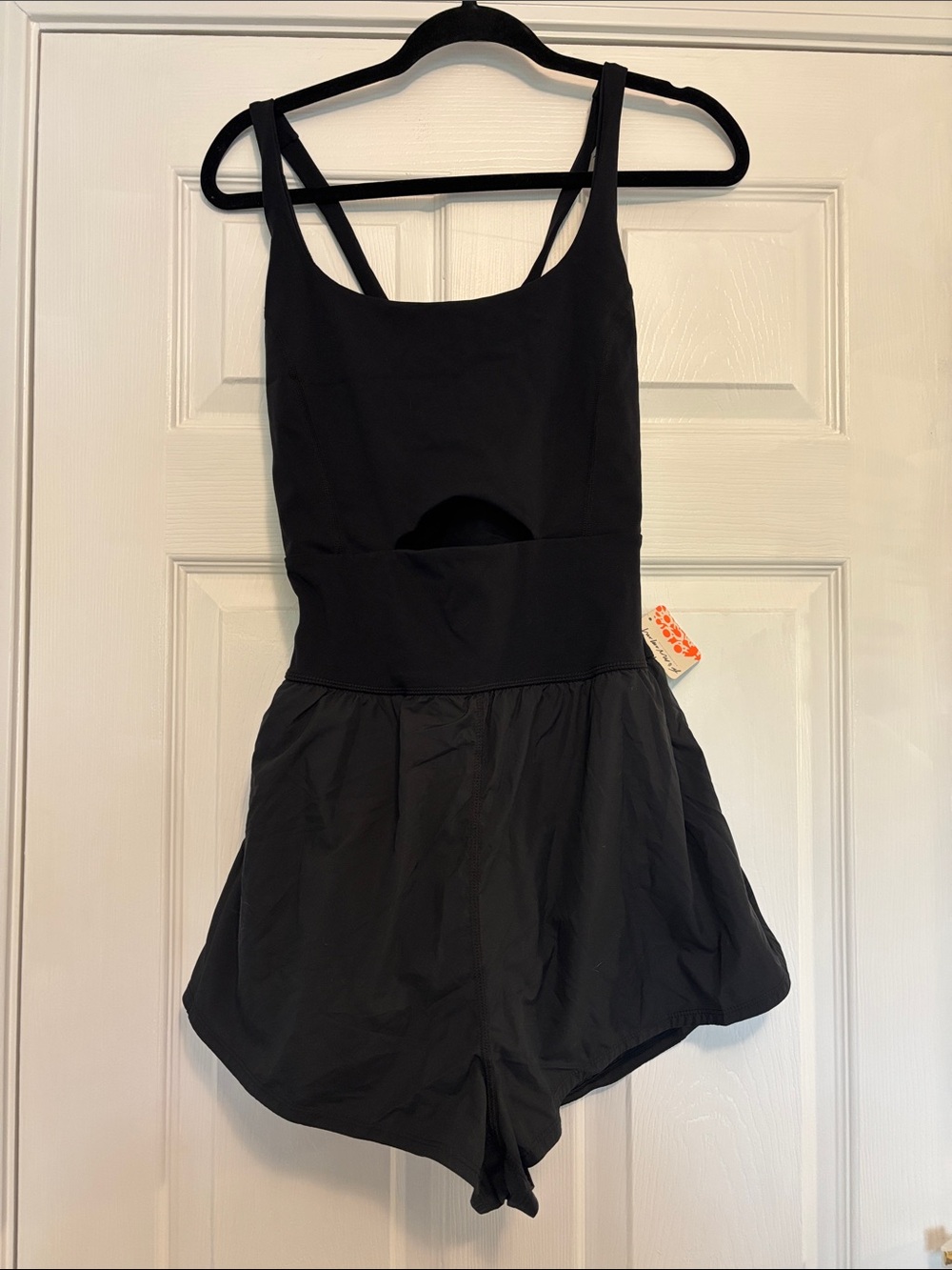 Free People Black Onesie